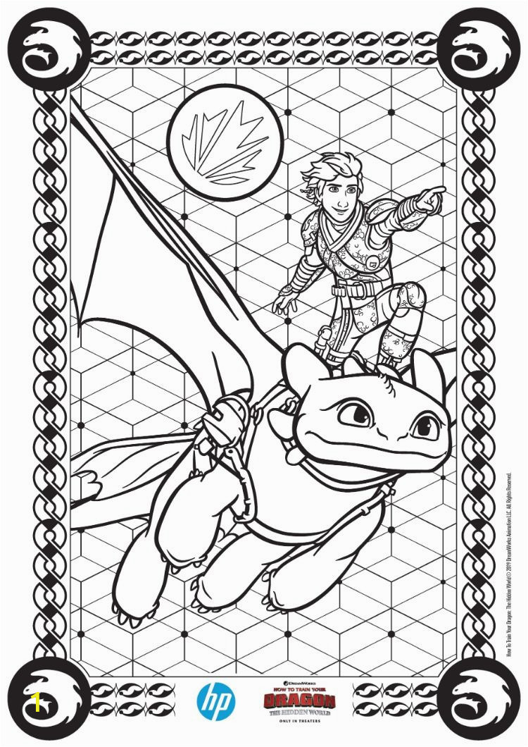 Coloring Pages How to Train Your Dragon 3 Winter Entertainment Just Got Simpler Print Out This Free