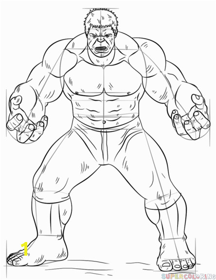 hulk 7 how to draw