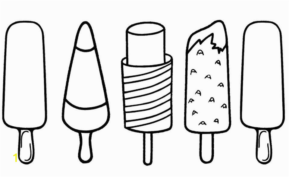 Coloring Pages Ice Cream Printable Coloring Page Base with Images