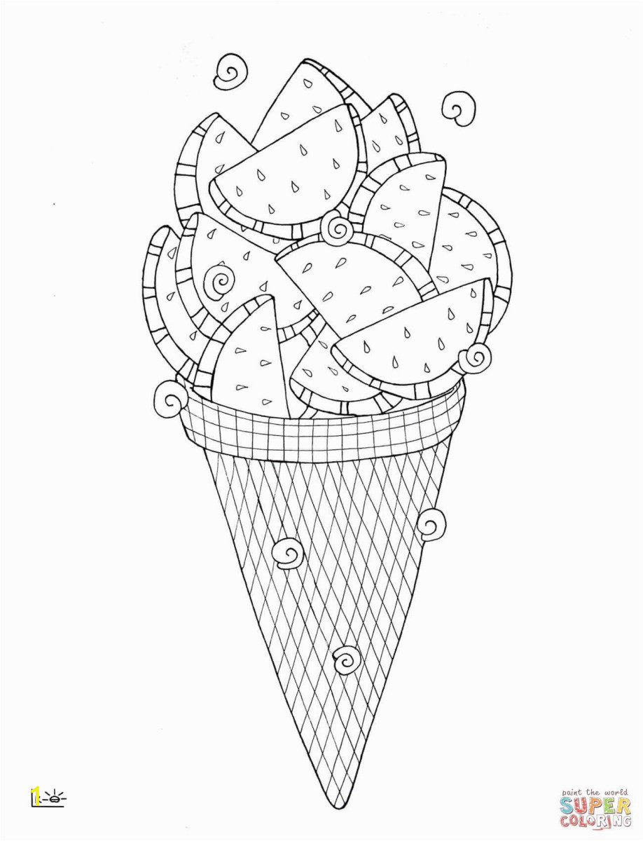 ice cream coloring pages water melon ice cream coloring page free printable pages in wpvote