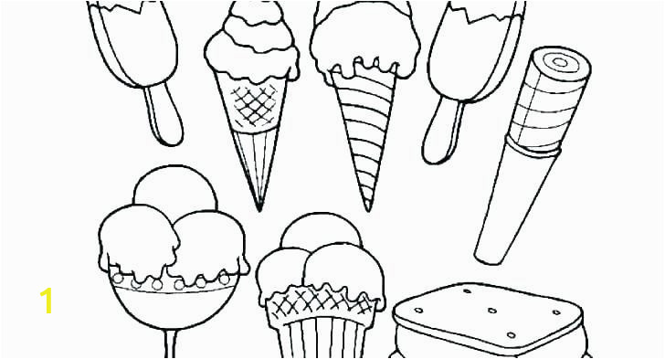 Coloring Pages Ice Cream Printable Wonderful Coloring Pages Ice Cream Free Picolour