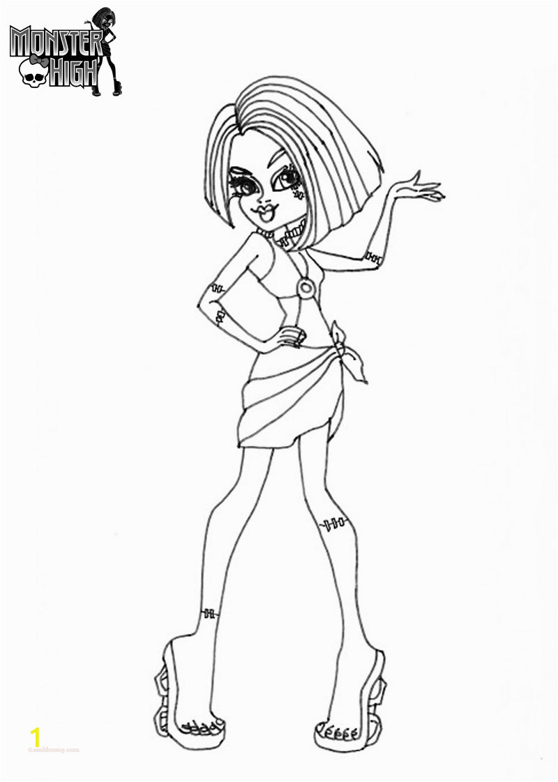 monster high coloring pages to print fresh printable monster high doll coloring pages of monster high coloring pages to print