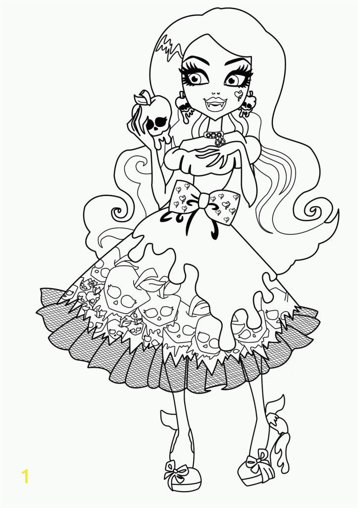 Coloring Pages Monster High Printable Monster High Coloring Pages Pdf Coloring Home