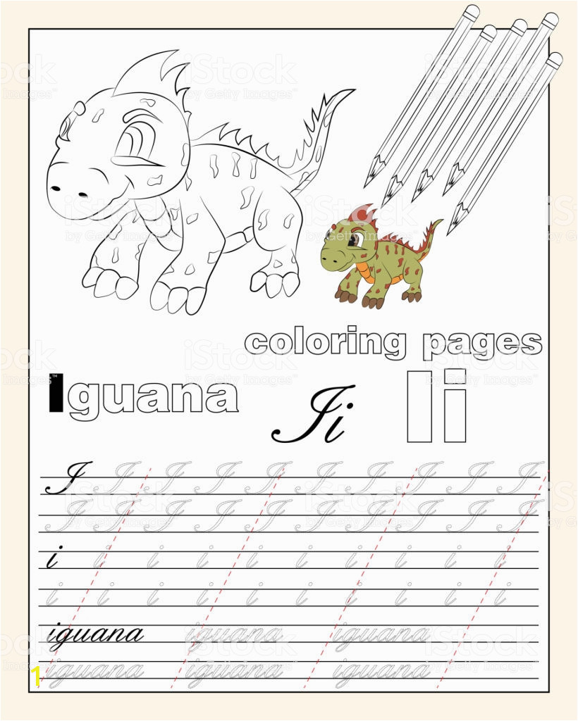 illustration 9 coloring pages of the english alphabet with animal a vector id