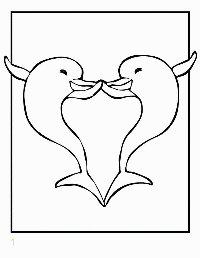 Coloring Pages Of Dolphins Printable Easy Dolphin Coloring Pages Ideas