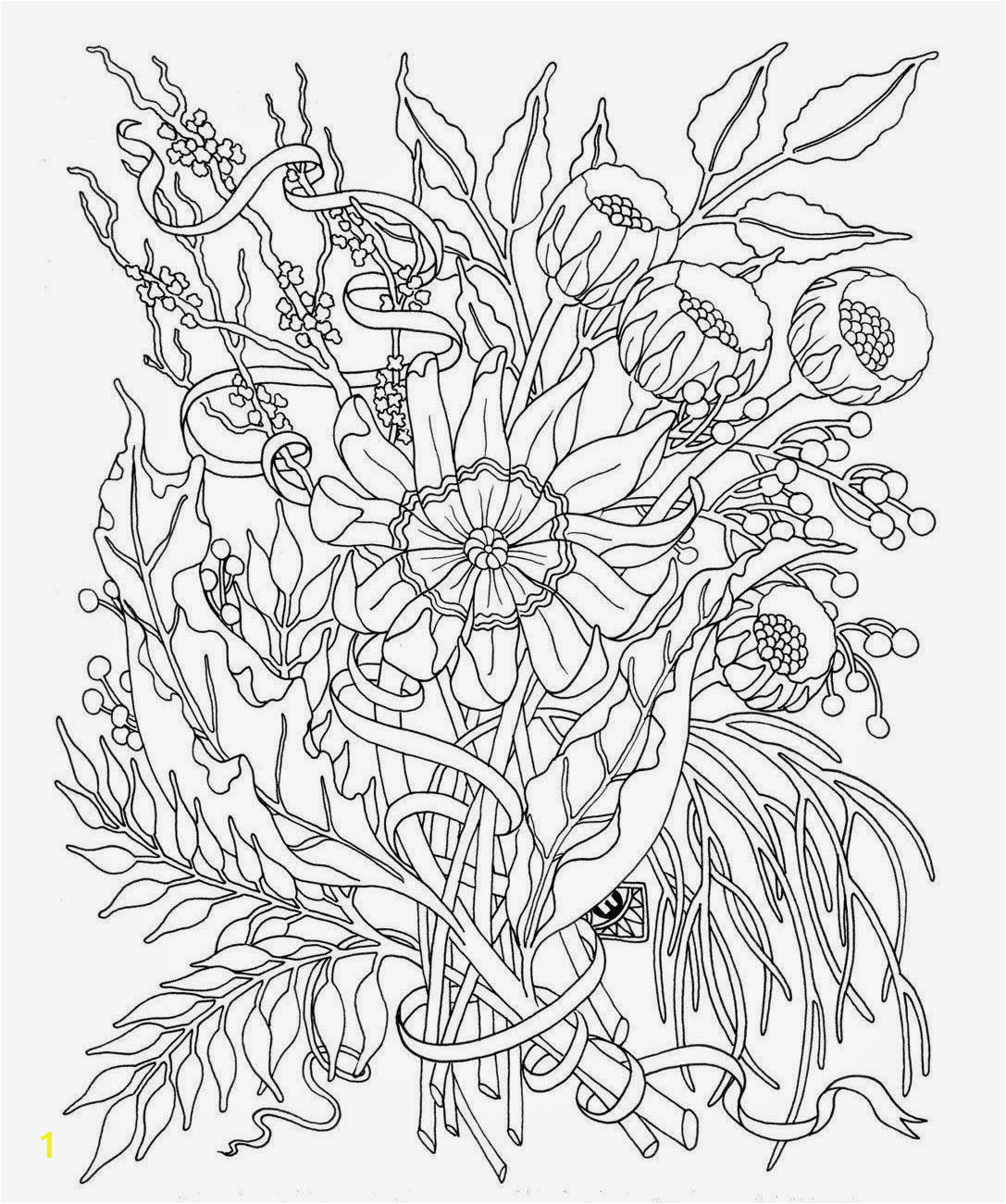 Coloring Pages Of Flowers Printable Coloring Pages Flowers for Teens