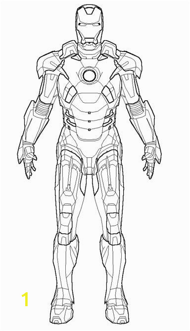 Coloring Pages Of Iron Man the Robot Iron Man Coloring Pages with Images