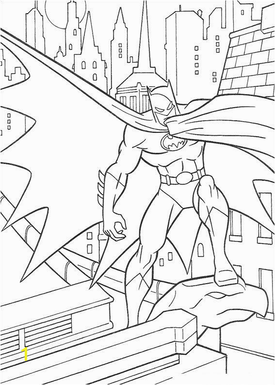 Coloring Pages Of Spiderman and Batman Kleurplaten Batman 54