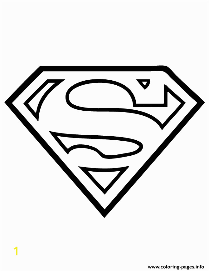 Coloring Pages Of Superman Logo Superman Coloring Pages Free Download Printable with Images