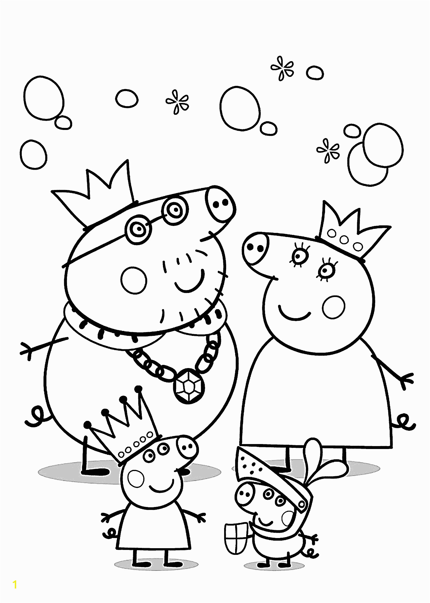 Coloring Pages Peppa Pig Printable Peppa Pig Coloring Pages for Kids Printable Free