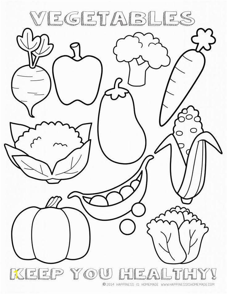 Coloring Pages Pictures Of Vegetables Healthy Ve Ables Coloring Page Sheet Fruit and Dairy