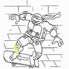 Coloring Pages Printable Ninja Turtles Ninja Turtle Fighting On Skateboard Coloring Sheet