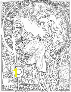 99fd1d1559ca52eae3e40e5136a disney art nouveau free coloring pages