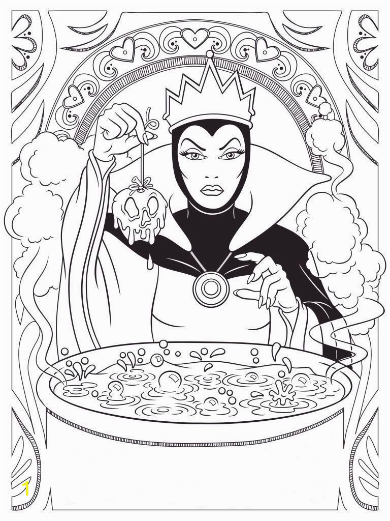 Disney Evil Queen Coloring Pages Pin by Mini On Colorsheets