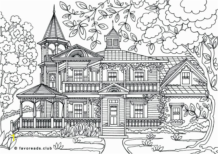 mansion coloring pages luigis 3 colouring authentic architecture