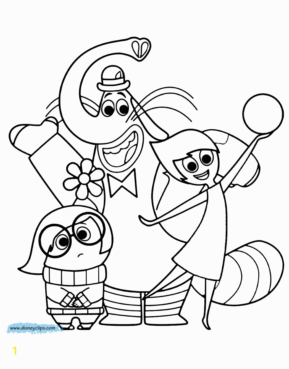 Disney Inside Out Coloring Pages | divyajanan