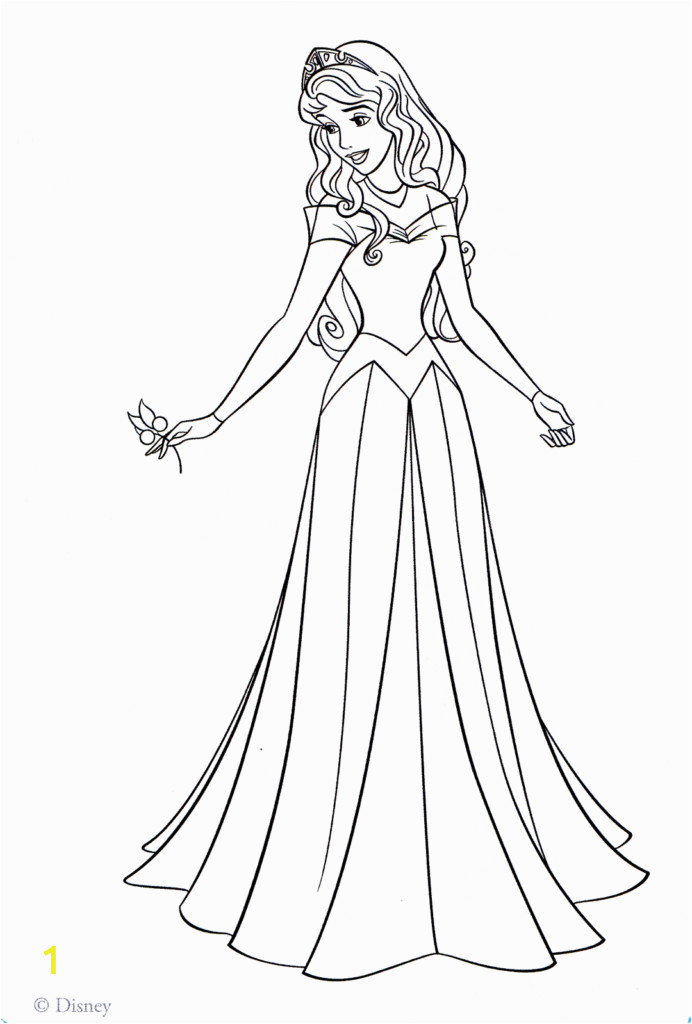 Disney Princess Coloring Pages Easy Disney Princess Coloring Pages with Images