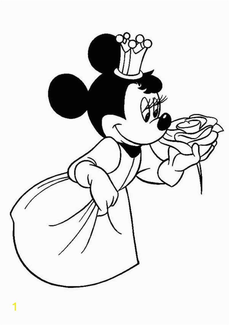 Disney Princess Halloween Coloring Pages Minnie Mouse Printable Coloring Pages From Cartoon Coloring