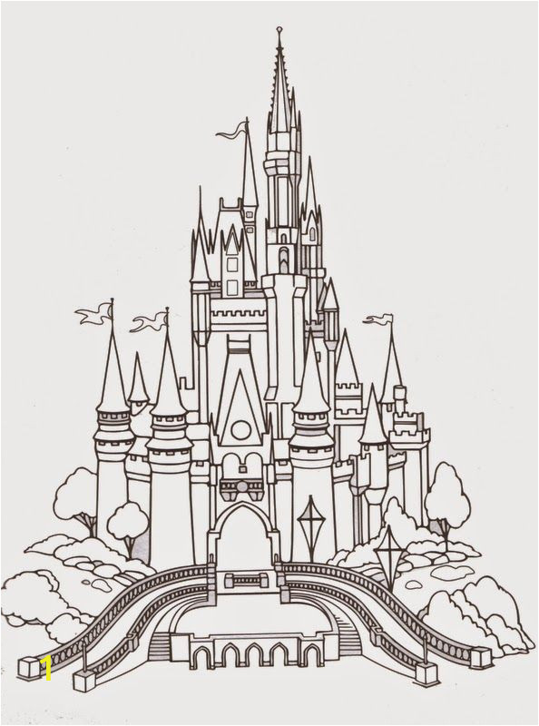 Disney World Castle Coloring Pages Disney World Castle Coloring Pages Free