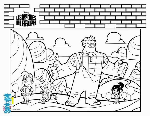 wreck it ralph coloring page ptr