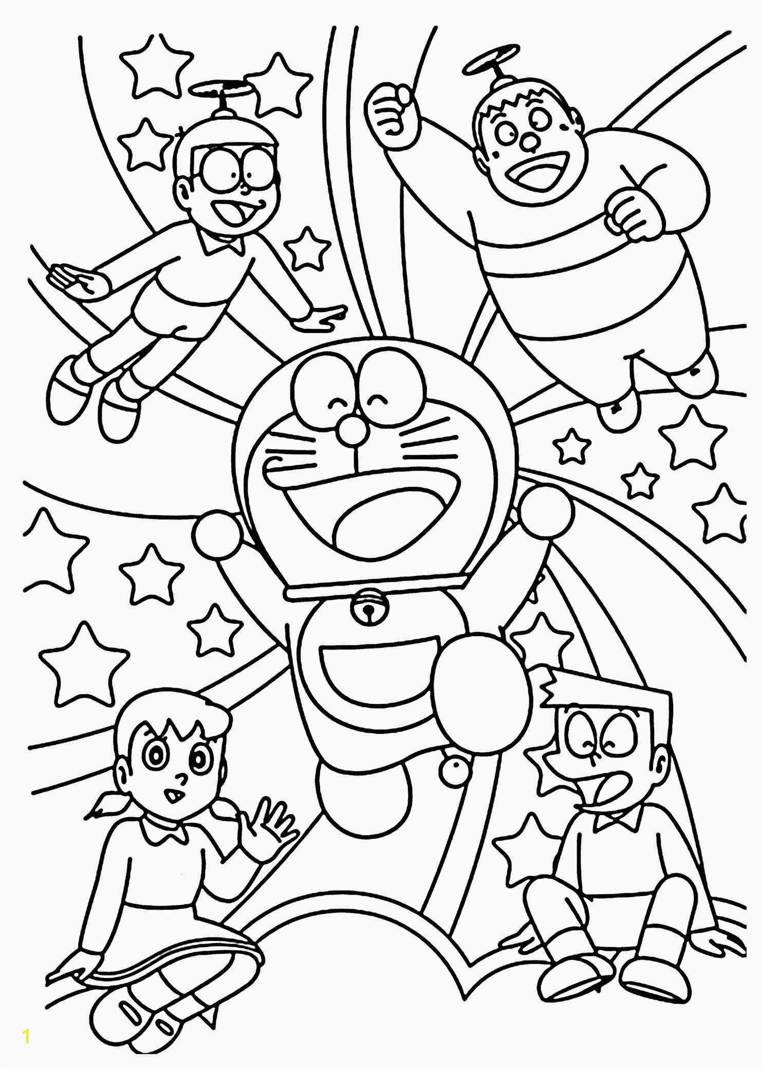 Doraemon Coloring Pages Pdf Download Cartoon Coloring Book Pdf In 2020