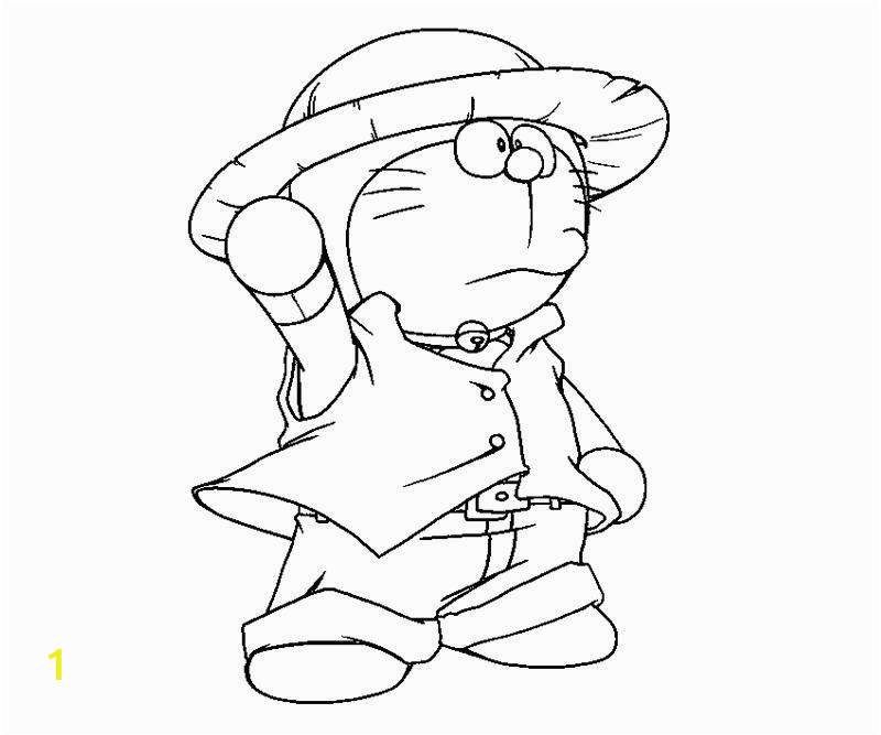 Doraemon Coloring Pages to Print Doraemon 1 Coloring