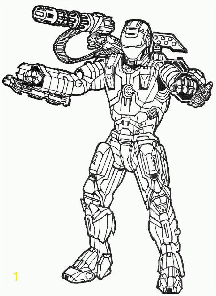 free ironman coloring pages