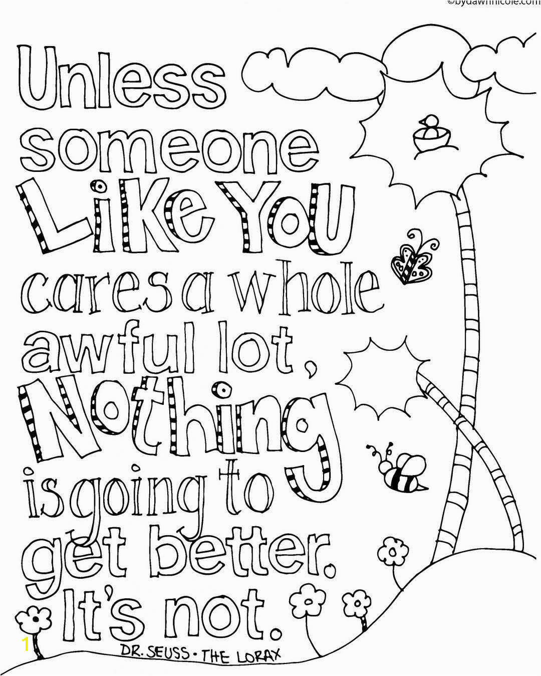 Dr Seuss Coloring Pages Quotes Pin by Alicia Calton On Reading Week