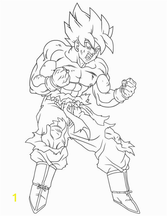 Dragon Ball Z Coloring Pages Coloring Page Dragon Ball Z Goku