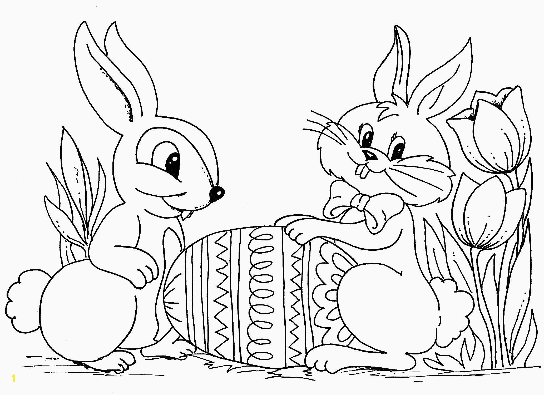 Easter Bunny Coloring Pages Printable Pin On Best Spring Coloring Pages