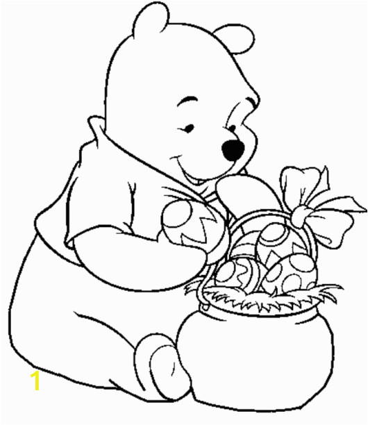 Easter Coloring Pages Disney Characters Pooh Easter Eggs Disney Coloring Pages