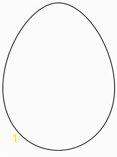 Easter Egg Coloring Pages Printable Blank Easter Egg Template Printable with Images