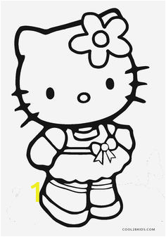 Easy Coloring Pages Of Hello Kitty 672 Best Hello Kitty Coloring Pages Printables Images In