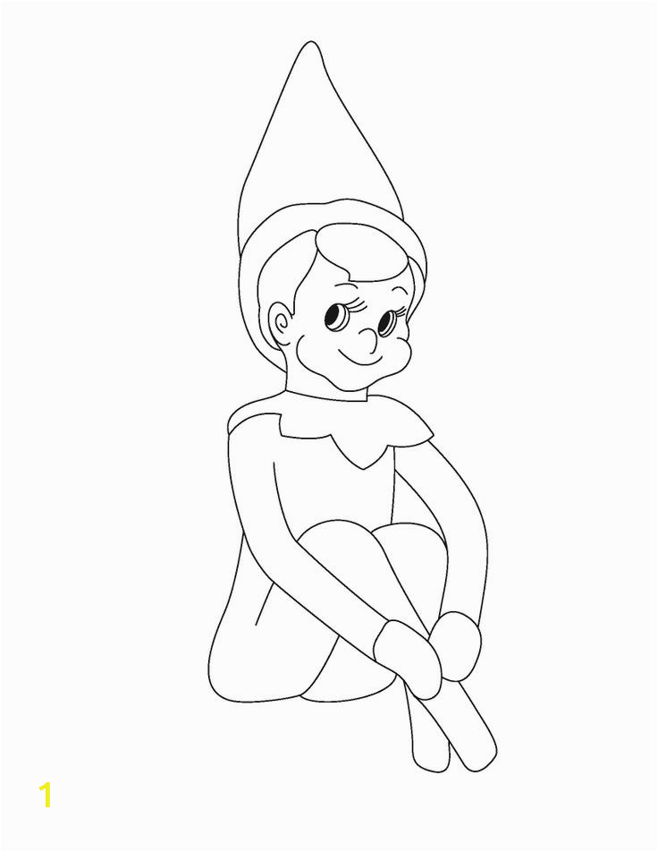 elf on the shelf coloring pages 1 4925