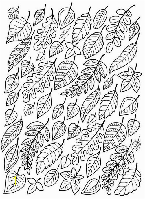 Fall Leaves Coloring Pages Printable Falling Leaves Coloring Page • Free Printable Ebook Adult