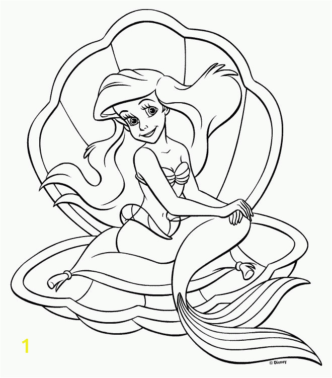 Free Coloring Pages Disney Ariel Ariel the Mermaid Coloring Pages Coloring Home