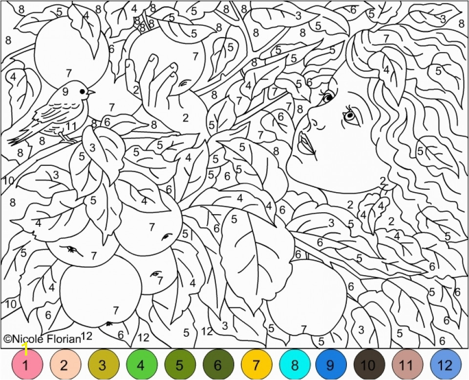 Free Coloring Pages for Adults Printable Hard to Color 20 Free Printable Hard Color by Number Pages for Adults