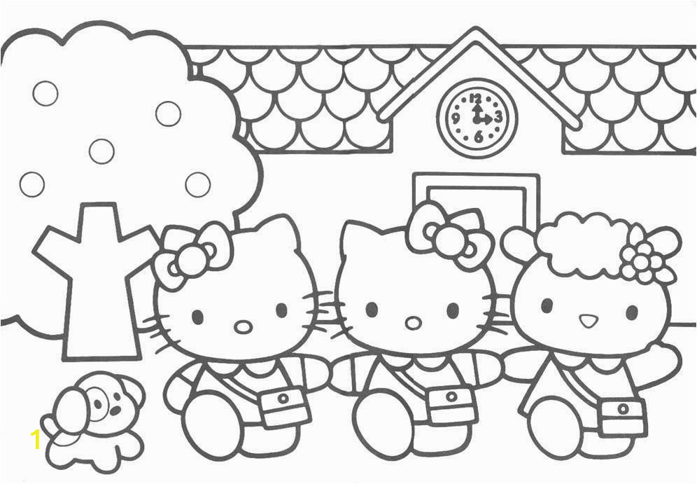 Free Coloring Pages Hello Kitty and Friends Free Hello Kitty Drawing Pages Download Free Clip Art Free