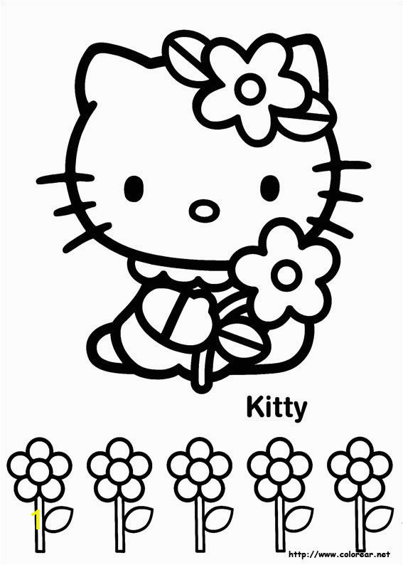 Free Coloring Pages Hello Kitty Hello Kitty