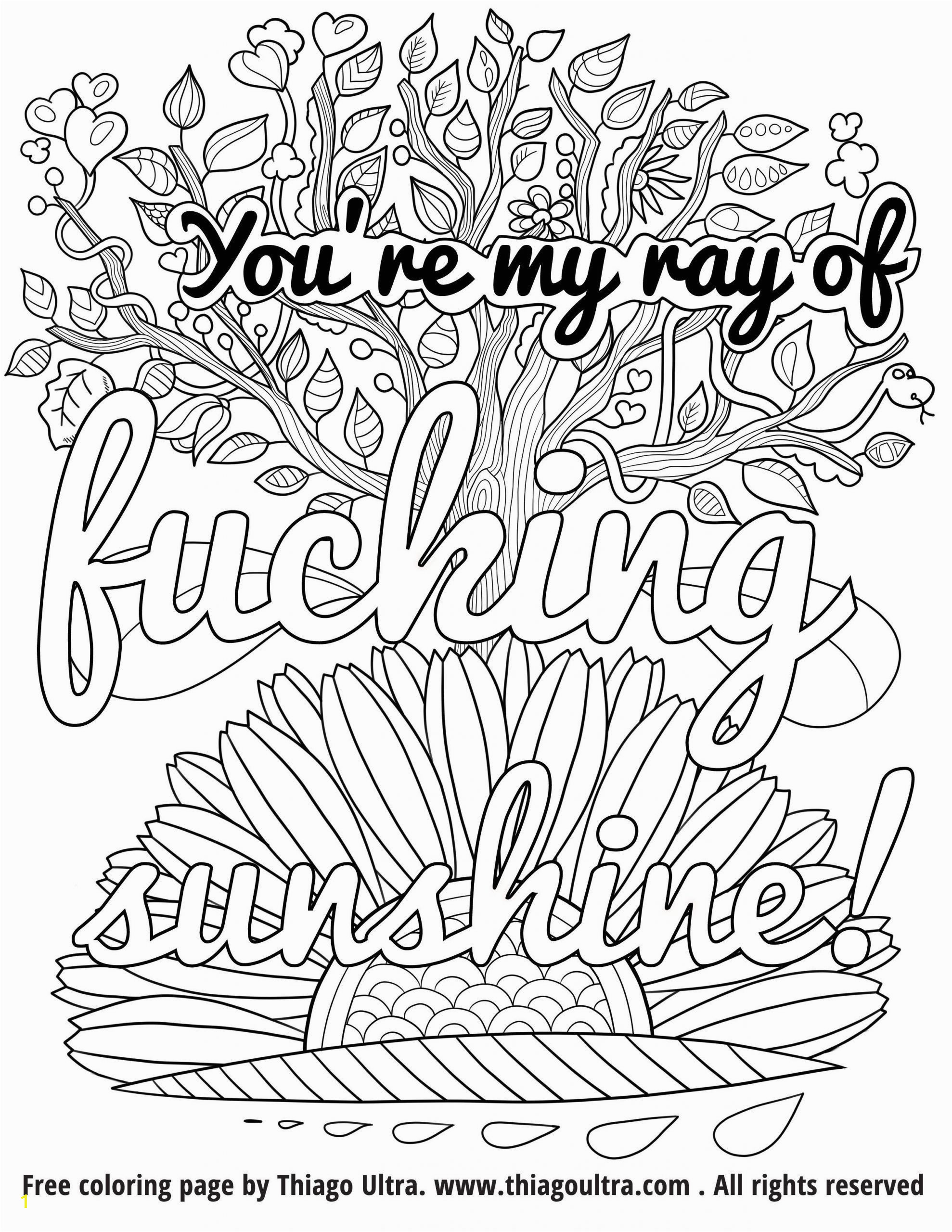 Free Printable Coloring Pages for Adults Inspirational Quotes Coloring Pages Coloring Pages for Adults Swear Words