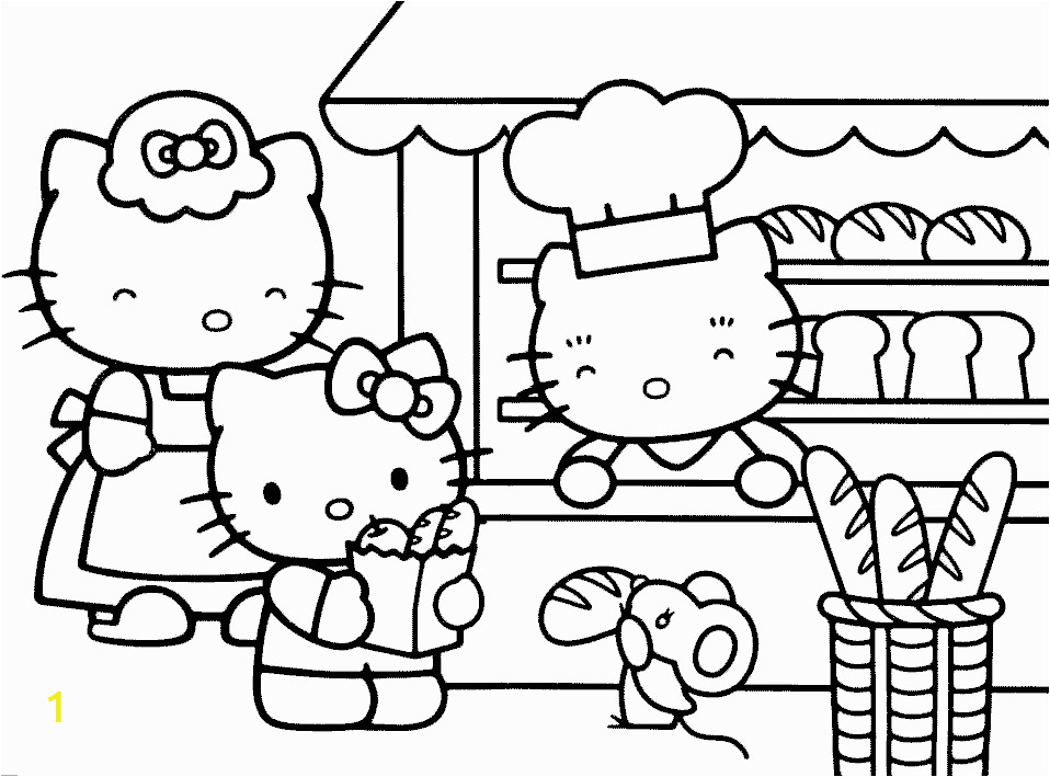 Free Printable Coloring Pages Hello Kitty Big Hello Kitty Coloring Home