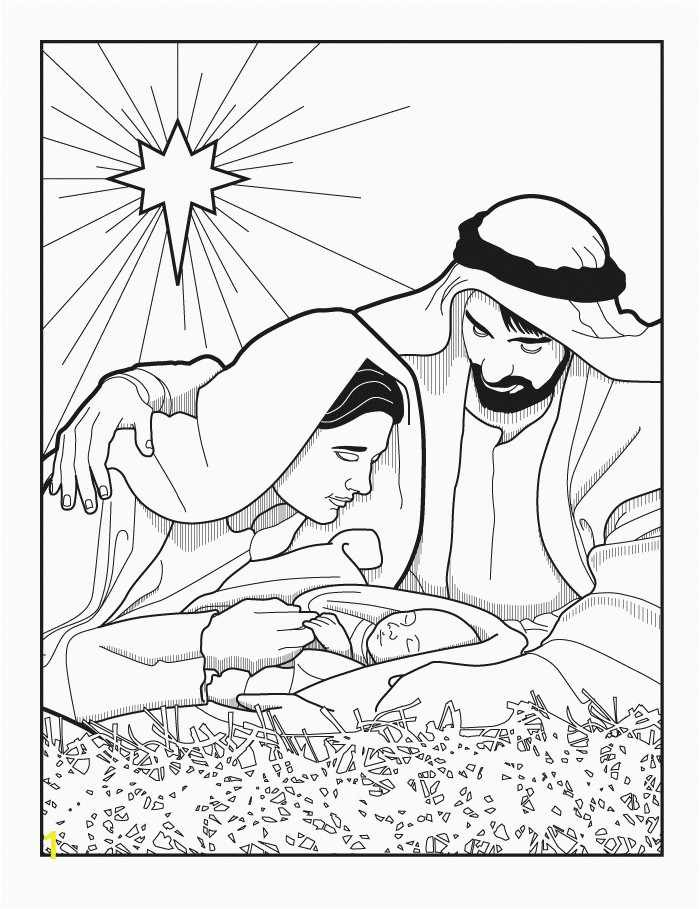Free Printable Nativity Coloring Pages Free Printable Nativity Coloring Pages for Kids