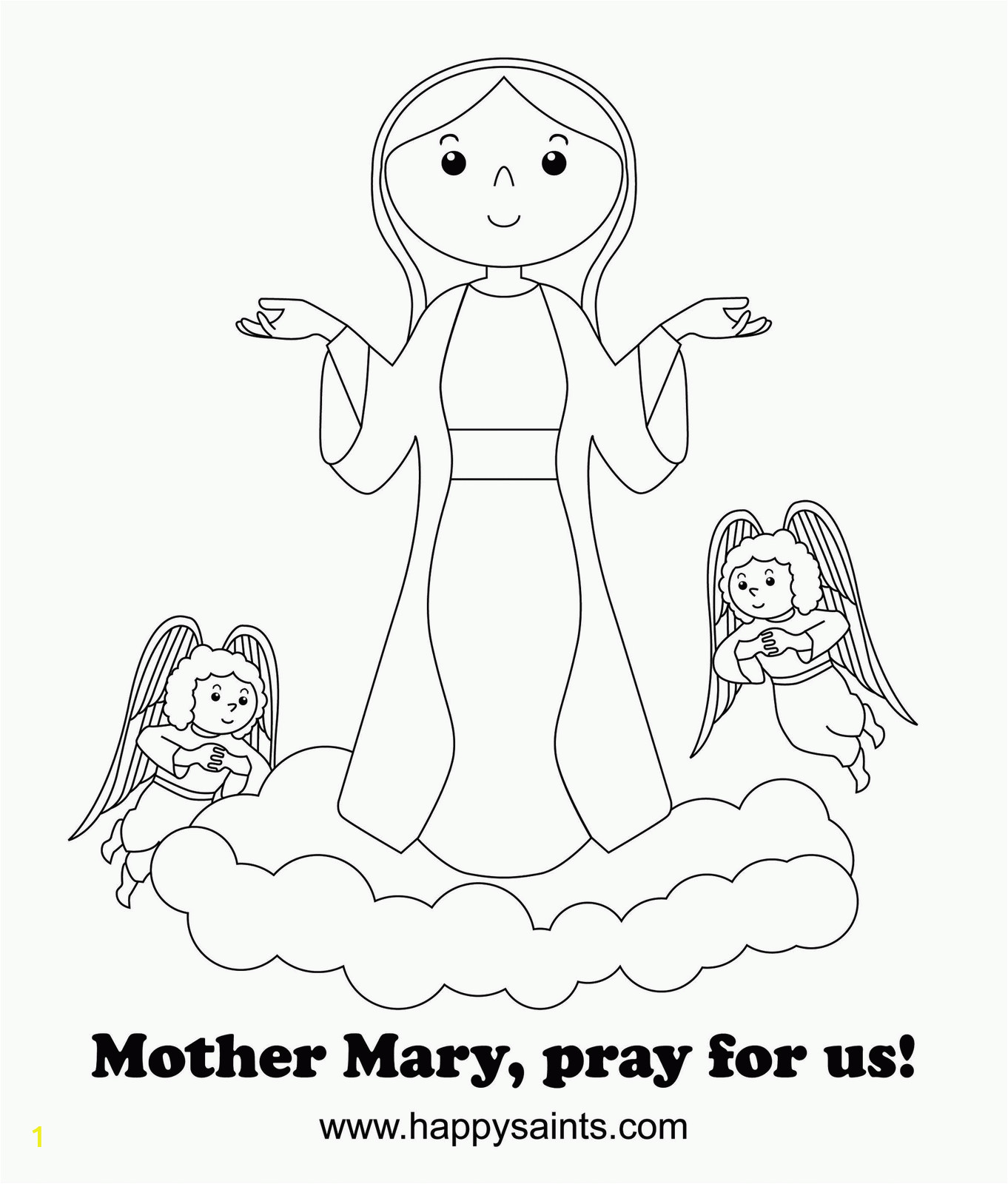 Free Printable Rosary Coloring Pages Hail Mary Printable Worksheets
