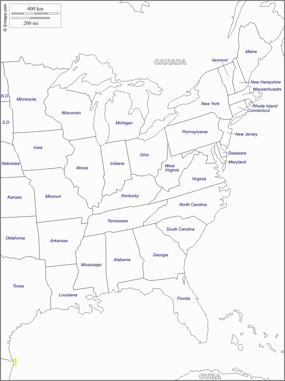 Free Printable Us Flag Coloring Pages East Coast Of the United States Free Map Free Blank Map