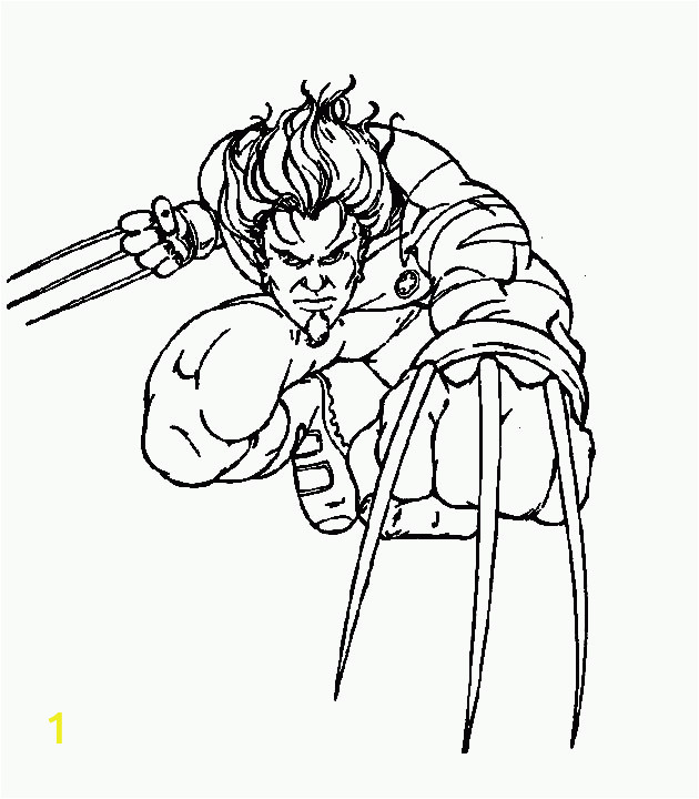 animated coloring pages x men image 0016