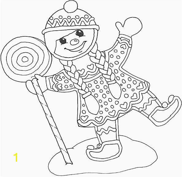 Gingerbread Girl Coloring Pages Printable â 24 Gingerbread Girl Coloring Page In 2020