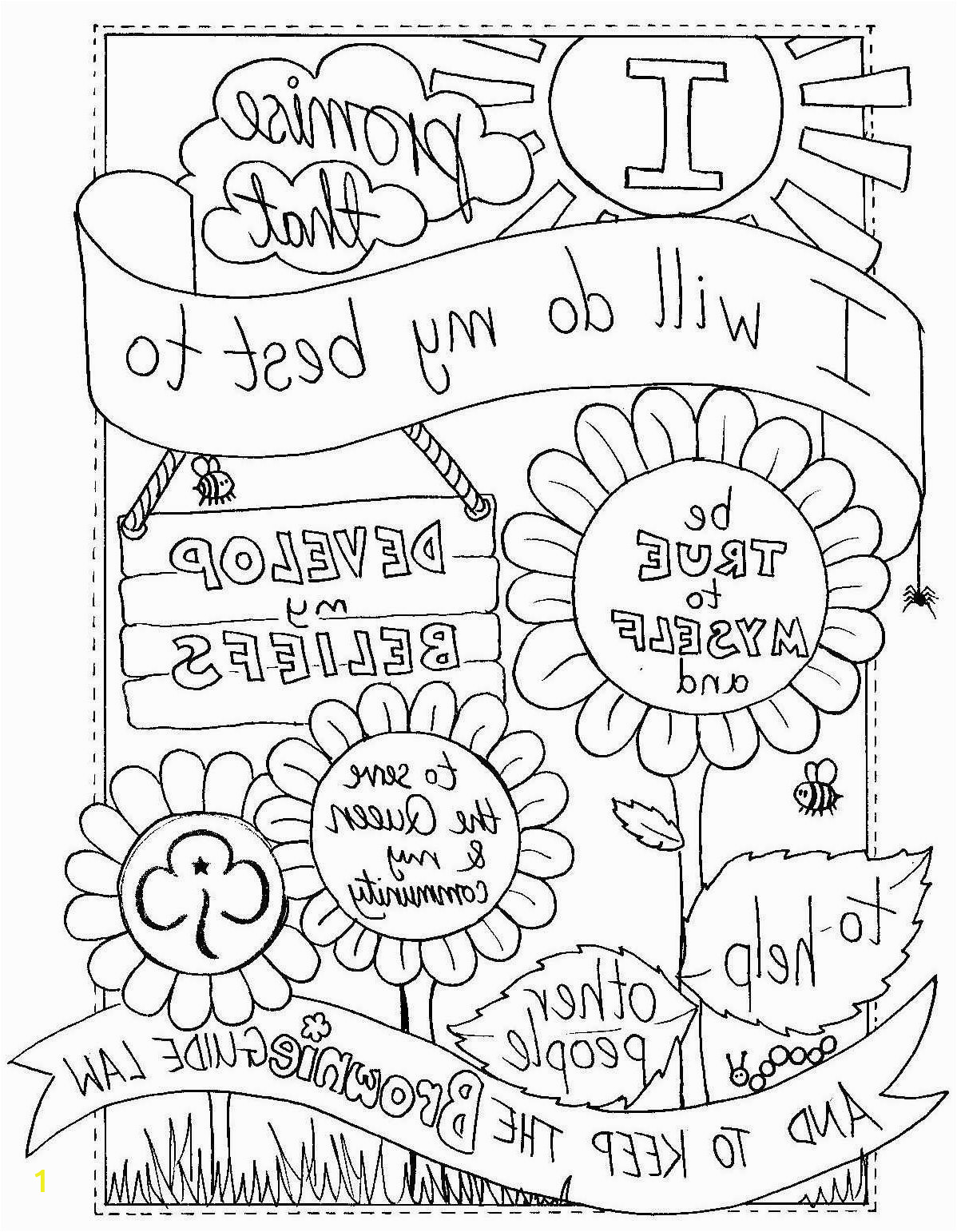 Girl Scout Coloring Pages Printable 75 Unique Stock Girl Scout Coloring Pages Check More at