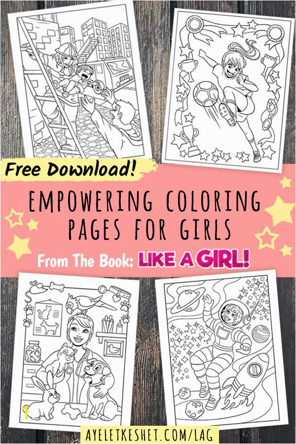 Girl Scout Coloring Pages Printable Girl Power Free Printables Of the Coloring Book Like A