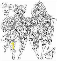 Glitter force Coloring Pages Printable 8 Best Glitter force Images