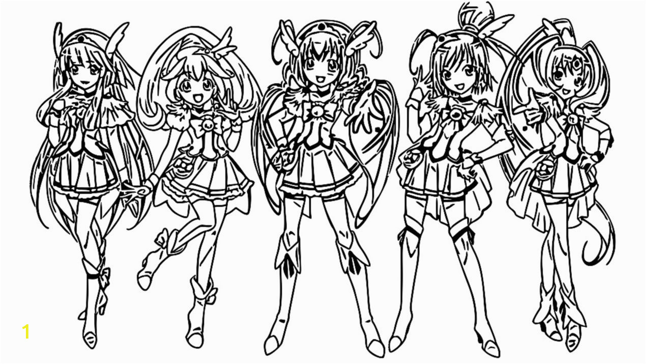 Glitter force Coloring Pages Printable Glitter force Coloring Pages Printable